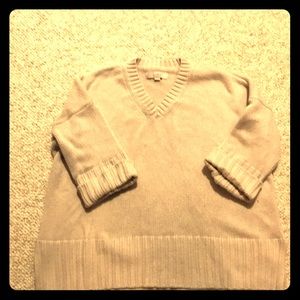 Oversized mid sleeve sweater